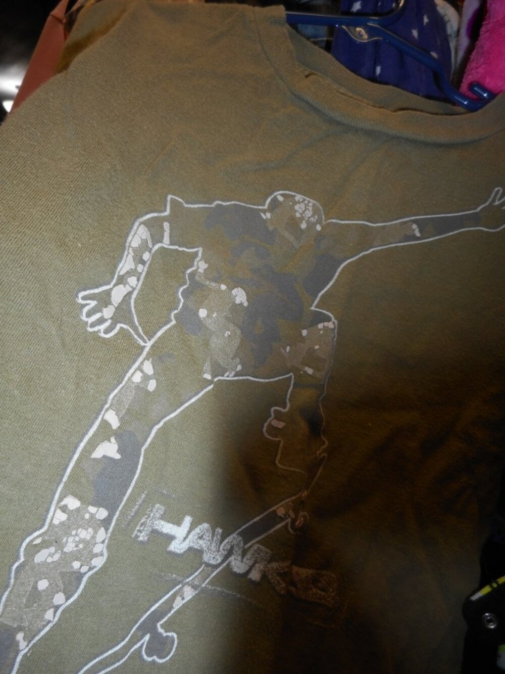 HAWK - boy's, short sleeve, 100% cotton, tee , sz M 5-6